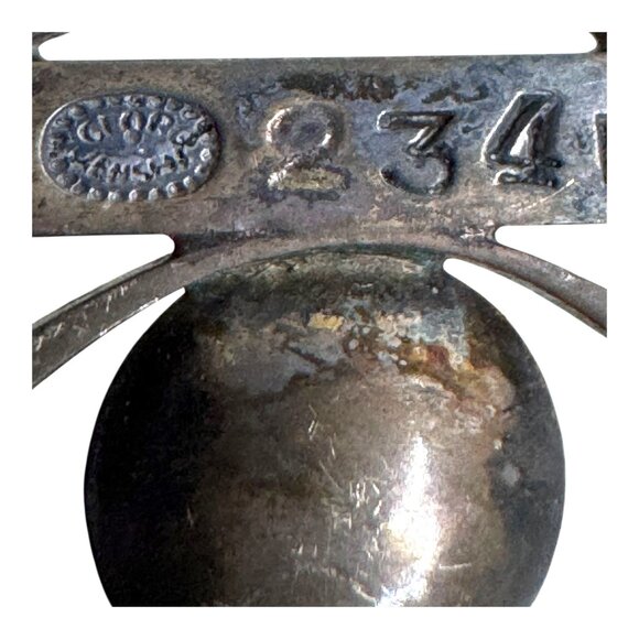 Vintage 1940s Georg Jensen Sterling Silver Bar Pin 234B EXCELLENT RARE Modernist - Picture 4 of 6